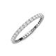 4 - Joyce 2.00 mm White Sapphire Eternity Band 
