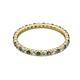 2 - Joyce 2.00 mm Diamond and Lab Created Alexandrite Eternity Band 