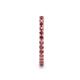6 - Joyce 2.00 mm Rhodolite Garnet Eternity Band 