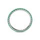 5 - Joyce 2.00 mm Emerald Eternity Band 