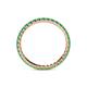 5 - Joyce 2.00 mm Emerald Eternity Band 