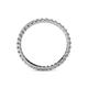 5 - Joyce 2.00 mm White Sapphire Eternity Band 