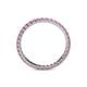 5 - Joyce 2.00 mm Pink Sapphire Eternity Band 