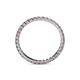 4 - Joyce 2.00 mm Pink Sapphire and Diamond Eternity Band 
