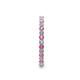 5 - Joyce 2.00 mm Pink Sapphire and Diamond Eternity Band 
