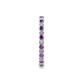 5 - Joyce 2.00 mm Amethyst and Diamond Eternity Band 
