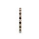 5 - Joyce 2.00 mm Red Garnet and Diamond Eternity Band 