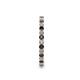 5 - Joyce 2.00 mm Black and White Diamond Eternity Band 