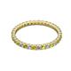 2 - Joyce 2.00 mm Yellow and White Diamond Eternity Band 
