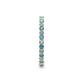 5 - Joyce 2.00 mm London Blue Topaz and Diamond Eternity Band 