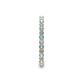 5 - Joyce 2.00 mm Aquamarine and Diamond Eternity Band 