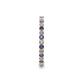 5 - Joyce 2.00 mm Iolite and Diamond Eternity Band 