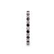 5 - Joyce 2.00 mm Red Garnet and Diamond Eternity Band 