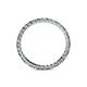 4 - Joyce 2.00 mm Blue and White Diamond Eternity Band 