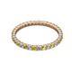 2 - Joyce 2.00 mm Yellow and White Diamond Eternity Band 
