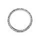 4 - Joyce 2.00 mm Smoky Quartz and Diamond Eternity Band 