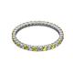2 - Joyce 2.00 mm Yellow and White Diamond Eternity Band 