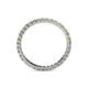 4 - Joyce 2.00 mm Yellow Sapphire and Diamond Eternity Band 