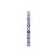 5 - Joyce 2.00 mm Tanzanite and Diamond Eternity Band 
