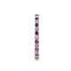 5 - Joyce 2.00 mm Amethyst and Diamond Eternity Band 