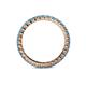 4 - Joyce 2.30 mm Blue Topaz Eternity Band 