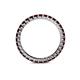 4 - Joyce 2.30 mm Red Garnet Eternity Band 