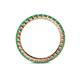 4 - Joyce 2.30 mm Emerald Eternity Band 