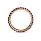 4 - Joyce 2.30 mm Red Garnet Eternity Band 