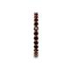 5 - Joyce 2.30 mm Red Garnet Eternity Band 