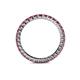 4 - Joyce 2.30 mm Rhodolite Garnet Eternity Band 
