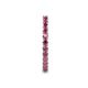 5 - Joyce 2.30 mm Rhodolite Garnet Eternity Band 