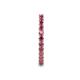 5 - Joyce 2.30 mm Rhodolite Garnet Eternity Band 