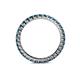 4 - Joyce 2.30 mm Blue Diamond Eternity Band 