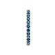 5 - Joyce 2.30 mm Blue Diamond Eternity Band 