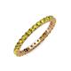 3 - Joyce 2.30 mm Yellow Diamond Eternity Band 