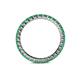 4 - Joyce 2.30 mm Emerald Eternity Band 