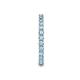 5 - Joyce 2.30 mm Aquamarine Eternity Band 
