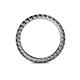 4 - Joyce 2.30 mm Black Diamond Eternity Band 
