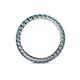 4 - Joyce 2.30 mm London Blue Topaz Eternity Band 