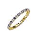 4 - Joyce 2.30 mm Iolite and Diamond Eternity Band 