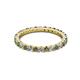 3 - Joyce 2.30 mm Diamond and Lab Created Alexandrite Eternity Band 