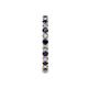 6 - Joyce 2.30 mm Blue Sapphire and Diamond Eternity Band 