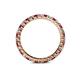 5 - Joyce 2.30 mm Ruby and Diamond Eternity Band 