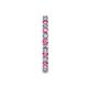 6 - Joyce 2.30 mm Pink Sapphire and Diamond Eternity Band 