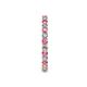 6 - Joyce 2.30 mm Pink Sapphire and Diamond Eternity Band 