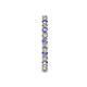 6 - Joyce 2.30 mm Tanzanite and Diamond Eternity Band 