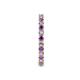 6 - Joyce 2.30 mm Amethyst and Diamond Eternity Band 