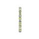 6 - Joyce 2.30 mm Peridot and Diamond Eternity Band 