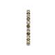 6 - Joyce 2.30 mm Smoky Quartz and Diamond Eternity Band 
