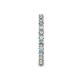 6 - Joyce 2.30 mm Aquamarine and Diamond Eternity Band 